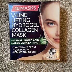 7 Piece V Line Shaping Face Masks, Lifting Hydrogel Collagen Mask with Aloe Vera